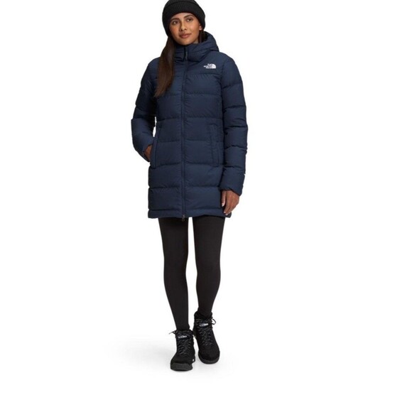 The North Face Women's Gotham Parka Summit Navy puffy Winter Jacket NWT $270 XS - Picture 1 of 9